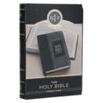 KJV Black and Grey Faux Leather Compact Bible - Image 2