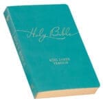 KJV Teal Faux Leather Flexcover Gift Edition Bible - Image 11