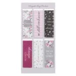 Pink Roses Magnetic Bookmarks Set Of 6 - Image 18