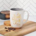 Walk By Faith Not By Sight White Ceramic Mug - Image 20