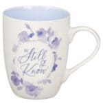 Be Still and Know Blue Ceramic Mug - Image 19