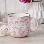 World's Best Daughter Pink Ceramic Mug - Image 14