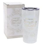 He Has Made Everything Beautiful In Its Time White Stainless Steel Travel Mug - Image 6