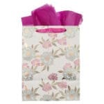 He Has Made Everything Beautiful in Its Time Portrait Gift Bag with Gift Tag - Image 5