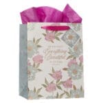 He Has Made Everything Beautiful in Its Time Portrait Gift Bag with Gift Tag - Image 6