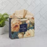 Be Still and Know Large Landscape Gift Bag with Gift Tag - Image 12
