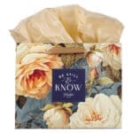 Be Still and Know Large Landscape Gift Bag with Gift Tag - Image 11