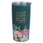 Be Still and Know That I Am God Stainless Steel Travel Mug - Image 4