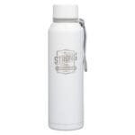 Be Strong and Courageous White Stainless Steel Water Bottle - Image 16