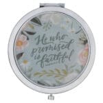He Who Promised Is Faithful Compact Mirror - Image 2