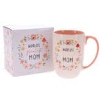 World's Greatest Mom Floral Ceramic Mug - Image 13