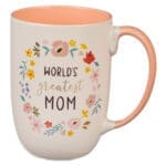 World's Greatest Mom Floral Ceramic Mug - Image 11