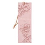 Trust Pink Faux Leather Bookmark