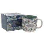 The Lord's Mercies Are New Every Morning Teal Ceramic Mug - Image 4
