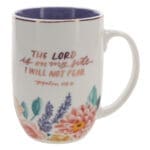 The Lord Is on My Side I Will Not Fear Ceramic Mug - Image 2