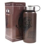 The Lord Is My Strength and My Defense. He Has Become My Salvation Stainless Steel Water Bottle - Image 4