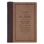 For I Know the Plans I Have for You Faux Leather Executive Portfolio Folder with Zip