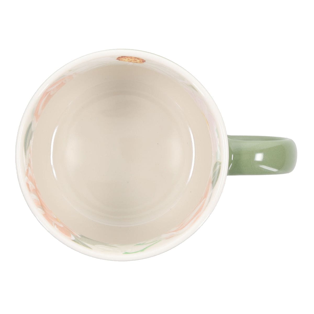 1220000721265_feature1 But the Lord Stood with Me & Gave Me Strength Green Ceramic Mug - Image 1