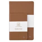 Leatherpress Biscotti Tan Genuine African Leather Pocket Journal - Image 42