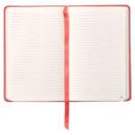 Leatherpress Coral Red Genuine African Leather Notebook - Image 45