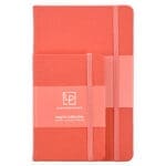Leatherpress Coral Red Genuine African Leather Notebook - Image 47