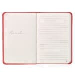 Leatherpress Coral Red Genuine African Leather Pocket Notebook - Image 46
