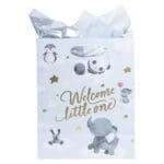 Welcome Little One Medium Gift Bag With Gift Tag - Image 17