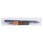 Bolton Twist-Action Black Pen With Pen Refill In Acrylic Gift Box - Image 6