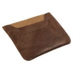 Genuine African Leather Medium Brown Card Holder - Image 33
