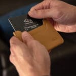 Genuine African Leather Mustard Card Holder - Image 33