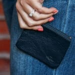 Genuine African Leather Navy Small Coin Purse - Image 41