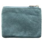 Genuine African Leather Midnight Blue Small Coin Purse - Image 25