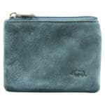 Genuine African Leather Midnight Blue Small Coin Purse - Image 24