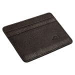 Genuine African Leather Dark Brown Card And ID Holder - Image 32