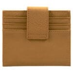 Genuine African Leather Tan Wallet With Clip Closure - Image 37