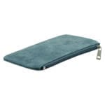 Genuine African Leather Medium Blue Coin Purse - Image 26