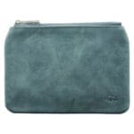 Genuine African Leather Medium Blue Coin Purse - Image 23