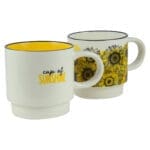 Cup Of Sunshine Stackable Two Piece Ceramic Mug Set - Image 18