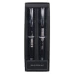 Be Strong, Take Courage Executive Black Pen and Pencil Set - Image 10