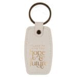 Plans to Give You Hope and a Future Faux Leather Key Ring - Image 5