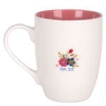 Be Joyful in Hope Pink Interior Ceramic Mug - Image 13