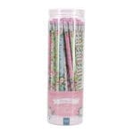 Floral Watercolor Tub of 50 Pencils - Image 27