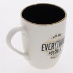 With God Everything Is Possible Ceramic Mug with Black Interior - Image 17