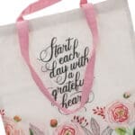 Start Each Day with a Grateful Heart Cotton Canvas Tote Bag - Image 18