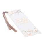 Everything Beautiful Cream and Brown Faux Leather Bookmark - Image 16