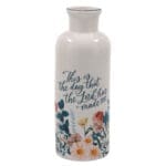 This Is the Day That the Lord Has Made Ceramic Flower Vase - Image 6
