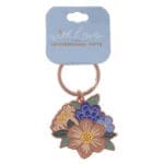 Wherever Life Plants You Bloom with Joy Metal Key Ring - Image 7