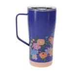 New Morning, New Mercies Stainless Steel Travel Mug with Handle - Image 3