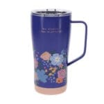 New Morning, New Mercies Stainless Steel Travel Mug with Handle - Image 2