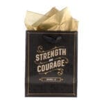 Strength and Courage Medium Gift Bag with Gift Tag - Image 7